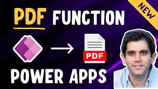 Power Apps PDF Function Introduction  Create PDF Documents from Screens Galleries amp Containers [upl. by Materi]