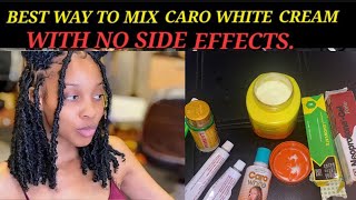 How to mix carotone brightening cream with out side effects 2023 [upl. by Oinotnaocram]