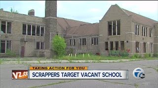 Scrappers target vacant school [upl. by Nerb]