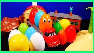 Kinderfilm  Die Überraschungseier  Spielzeug Autotransporter Cartoons Disney film [upl. by Thirza]