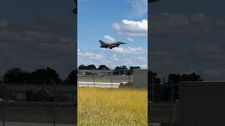 USAF F16 landing causes chaos at SDF airport shorts [upl. by Graham180]