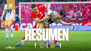 Toluca vs Pumas  Resumen  Jornada 11 [upl. by Kenny]