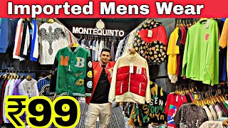 Imported Clothes market in delhi  Mens wear wholesale market in delhi  Tshirt Wholesale market [upl. by Summers69]