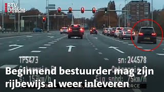 Verkeerspolitie achtervolgt een gevaarlijke bestuurder  RTV Utrecht [upl. by Anikat883]