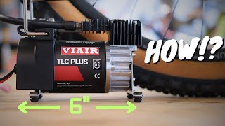 TINY Compressors vs Tubeless Bike Tires [upl. by Ardnaet144]