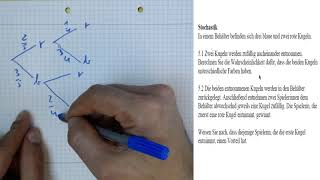 Abitur Mathematik Grundkurs Berlin Brandenburg 2020 hilfsmittelfreier Teil Stochastik Aufgabe 51 [upl. by Kendricks]