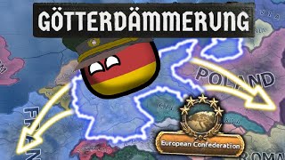 I Created the EU as Germany in the new Hoi4 DLC  Götterdämmerung [upl. by Kalbli871]