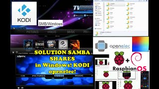 KODI  windows 81 samba share in XBMC solution to connection refused  smb share [upl. by Gasper]