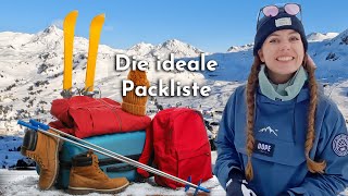 Packliste Skiurlaub So vergisst du nichts [upl. by Anitnegra610]