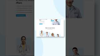 Website Design for Medical Clinic shorts [upl. by Snowber]