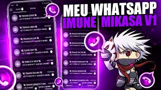 NOVO WHATSAPP IMUNE A TRAVAS PRIMÁRIO ATUALIZADO 2024 ROXO CHEIO DE FUNÇÕES INCRÍVEIS ZAP IMUNE💜😍 [upl. by Hillier]