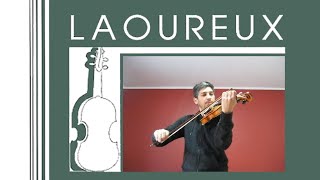 Laoureux Martelé from Middle to Point – Laoureux Allegretto – Laoureux Violin – Violin Study [upl. by Eanar]