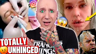 Nose Piercing WITH A DENTIST DRILL  Piercings Gone Wrong 75  Roly [upl. by Emil448]