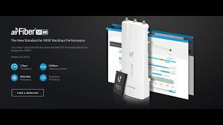 Configuración Ubiquiti airFiber AF5XHD para enlace inalámbrico PTP [upl. by Terrance]