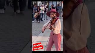 Karolina Protsenko Memories violin cover short [upl. by Trinia]