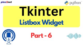 Mastering the Tkinter Listbox Widget for Python GUIs tkinter listbox python GUI TkinterListbox [upl. by Kaufman]