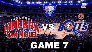 Ginebra VS Meralco Bolts GAME 7 Semifinals Best of 7 Series [upl. by Hgieleak]