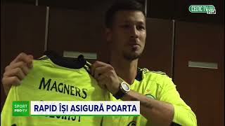 Rapid șia luat portar de la Celtic Siegrist a semnat pe doi ani [upl. by Waterer572]