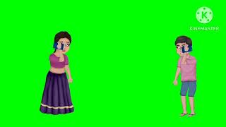 green screen  No copyright  cartooncharacter createdcartun greenscreen greenScreengirl [upl. by Yud]