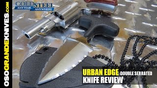 Cold Steel Urban Edge 43XLSS Push Dagger Review  OsoGrandeKnives [upl. by Enaffit]