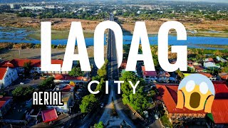 LAOAG CITY  AERIAL VIEW  ILOCOS NORTE [upl. by Iuqcaj]