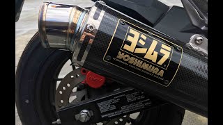 GROM Yoshimura GPMAGNUM pure exhaust sound [upl. by Meredithe]