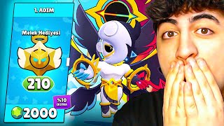 x210 MELEK HEDİYESİ AÇTIM MELEK EDGARI ALDIM  BRAWL Stars [upl. by Yruok]