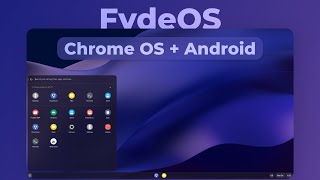 FydeOS  ChromeOS Flex but better  ChromeOS review with Android and Google Play [upl. by Ayahsal969]