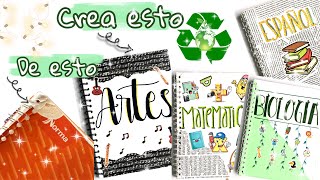 Haz LIBRETAS NUEVAS con LIBRETAS USADAS📒 DIY  Recicla  Regreso a clases✨ [upl. by Braca]