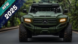 2025 Mercedes SUV Armored Military Vehicle Unveiled  Is This The Most Powerful SUV [upl. by Ajit]