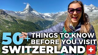 SWITZERLAND TRAVEL TIPS  50 Things To Know Before You Visit Switzerland for the First Time [upl. by Salvadore]