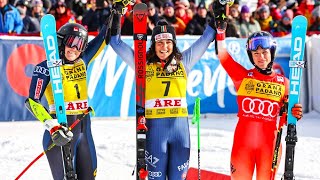 FIS Alpine Ski World Cup  Womens Giant Slalom Run 2  Are SWE  2024 [upl. by Eeltrebor]