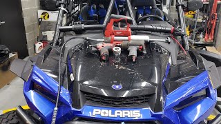 2018 POLARIS RZR XP TURBO S WHEEL BEARING MAINTENANCE [upl. by Aidualk]