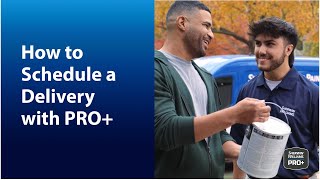 How To Schedule a Delivery When and Where You Need it with PRO  SherwinWilliams [upl. by Norym]