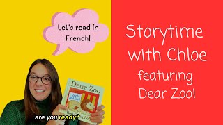 Dear Zoo Storytime in French amp English  Learn Animal Names in French [upl. by Akinom]