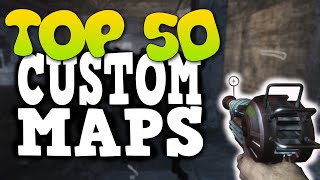 Top 50 WAW Custom Zombies Maps  2021 [upl. by Anwahsal]