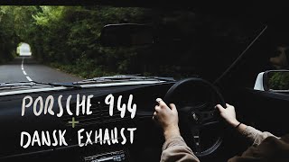 1988 Porsche 944 NA with Dansk exhaust EXHAUST SOUNDS [upl. by Araec546]