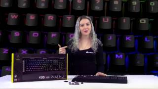 Teclado K95 RGB PLATINUM [upl. by Lienet]