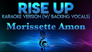 Morissette Amon  Rise Up KARAOKE wbacking vocals [upl. by Johnathon741]