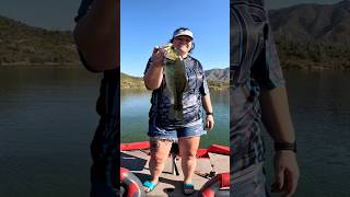 Jambinos best fish this year fishing bassfishing womenfishing femaleangler personalbest [upl. by Hermy31]