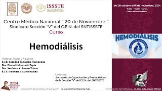 CURSO DE HEMODIALISIS [upl. by Tnayrb695]