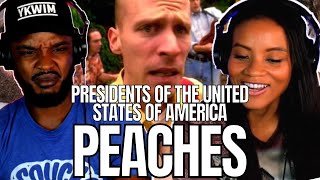 POTUS PEACHES 🎵 Presidents Of The United States Of America • Peaches 1995 REACTION [upl. by Monagan794]