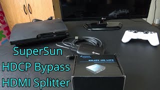 SuperSun HDCP BYPASS HDMI Splitter [upl. by Eurydice702]