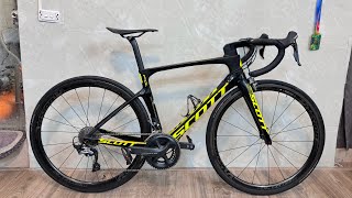 SCOTT FOIL 10 chính hãng full Carbon nhẹ 6kg7  Full Ultegra 2x11 size S ĐT 0353212962 [upl. by Elfie192]