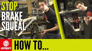 How To Stop Your Disc Brakes Squealing  Mountain Bike Maintenance Tips [upl. by Rodenhouse]