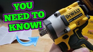 What You Need To Know About This DeWALT 20V Impact Wrench [upl. by Dnama]