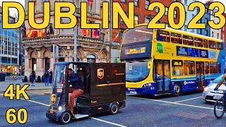 🇮🇪4K HDR CENTRAL DUBLIN 2023 4K 60FPS WALKING TOUR IRELAND [upl. by Eniffit171]