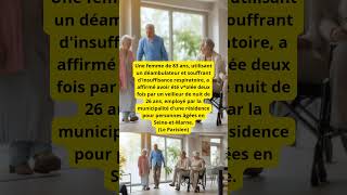 Une femme de 83 ans utilisant un déambulateur et souffrant dinsuffisance respiratoire a affirmé a [upl. by Matthei]