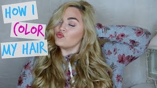 My Affordable Hair Color Routine  How I Color My Hair At Home [upl. by Kred]