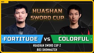 WC3  HU Fortitude vs Colorful NE  Bo3 Showmatch  Huashan Sword Cup 2 [upl. by Pacian]